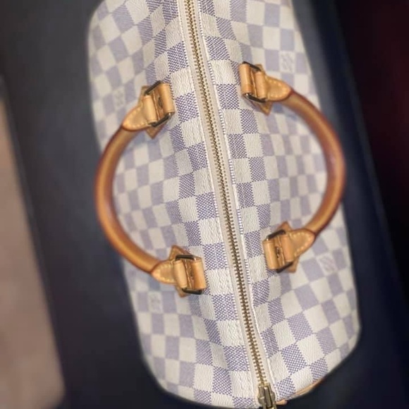 Damier Azur speedy 30 - Picture 11 of 14